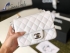 Chanel Caviar Mini Cf 17cm White Bag